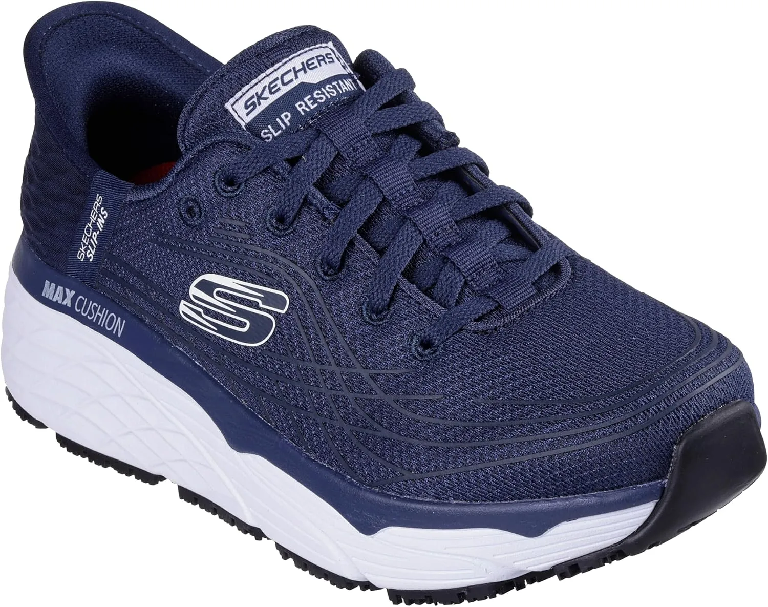 Skechers Women's Max Cushioning Elite Sr Hands Free Slip-ins Health Care Professional Shoe