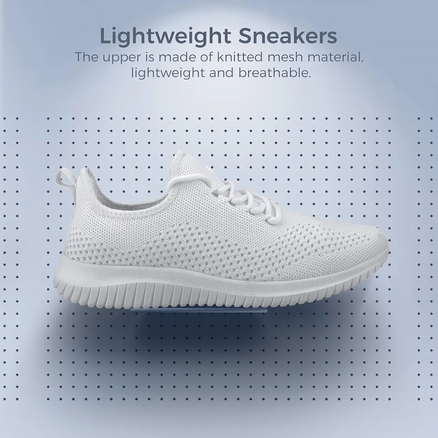 Slip On Sneakers for Women-Fashion Sneakers Walking Shoes Non Slip Lightweight Breathable Mesh Running Shoes Comfortable
