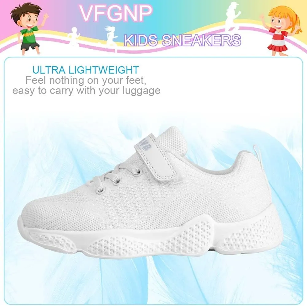 Sneakers for Boys and Girls, Kids Tennis Running Shoes, Lightweight Breathable Sport Athletic Shoe