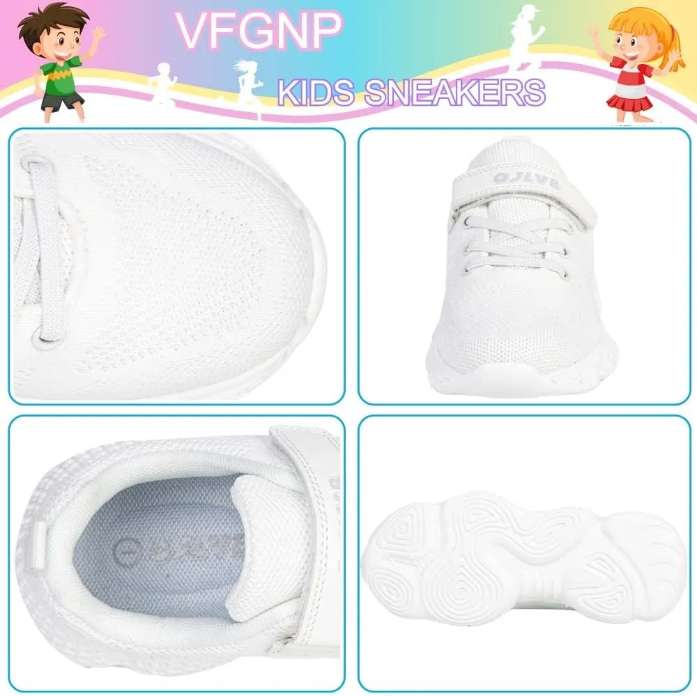 Sneakers for Boys and Girls, Kids Tennis Running Shoes, Lightweight Breathable Sport Athletic Shoe