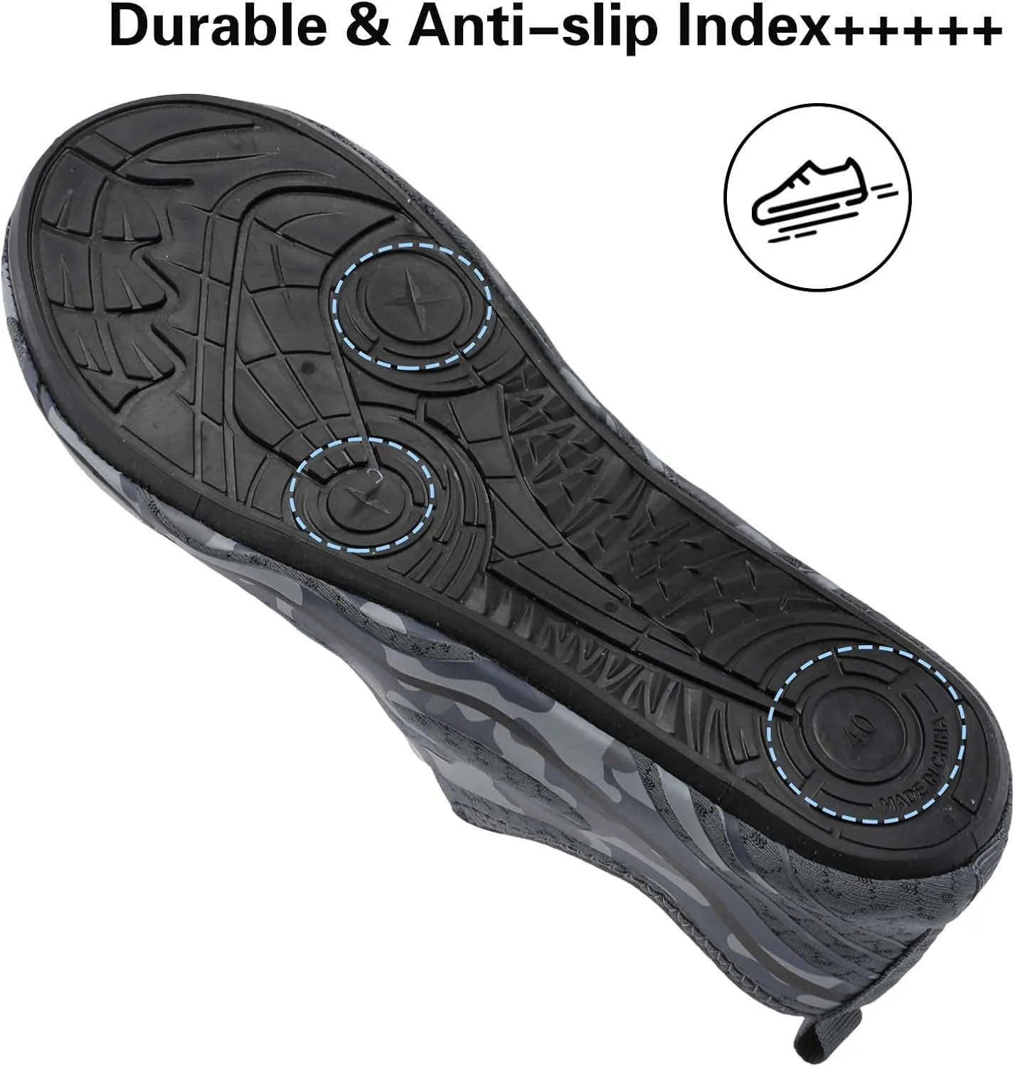 Spesoul Water Shoes for Women Men Quick Dry Aqua Socks Water Sneakers Outdoor Beach Swim Shoes