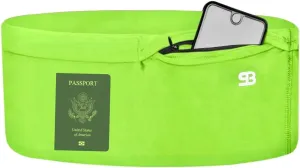 StashBandz Running Belt for Women & Men – Money Belt with 4 Large Secure Pockets (1 Zippered) | Fanny Pack & Phone Holder for Running, Travel, Hiking, and Workouts