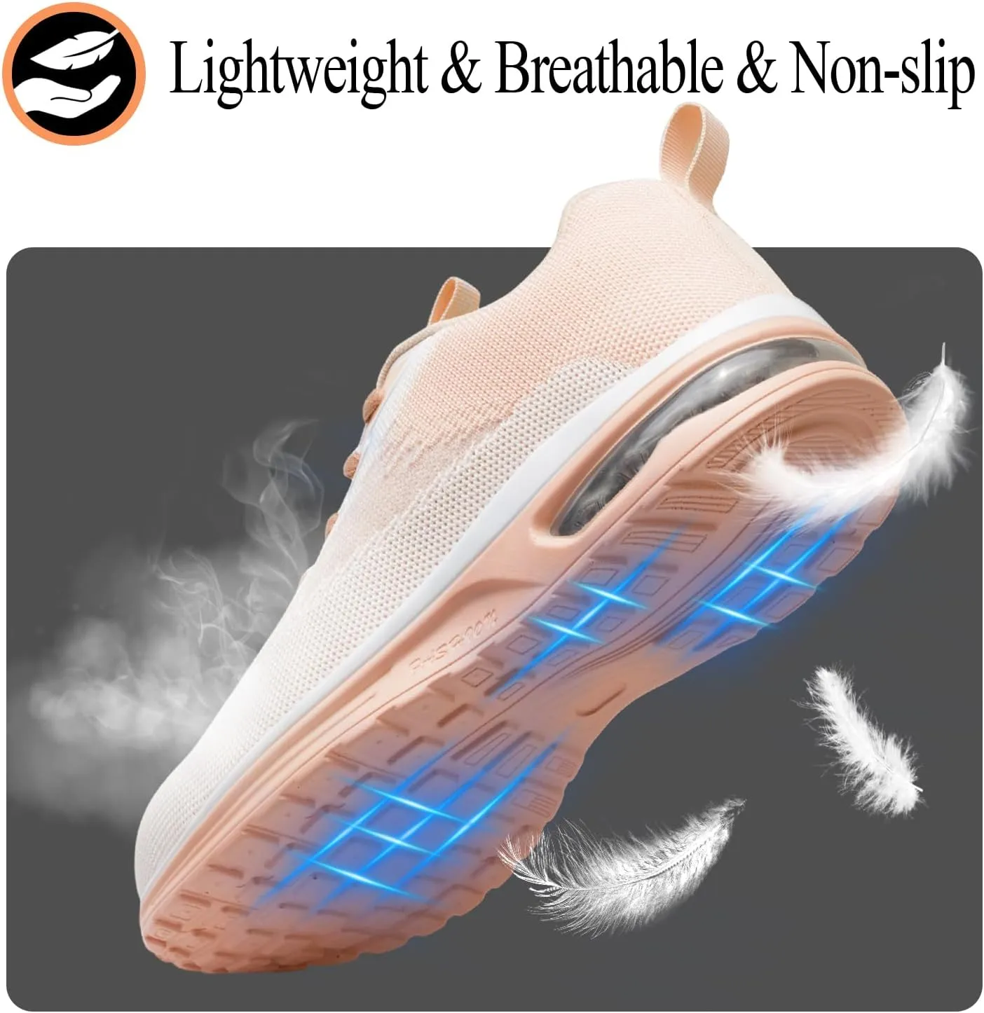 Steel Toe Shoes for Women Lightweight Breathable Safety Work Sneakers Non Slip Puncture Proof Utility Slip On Footwear for Industrial Construction