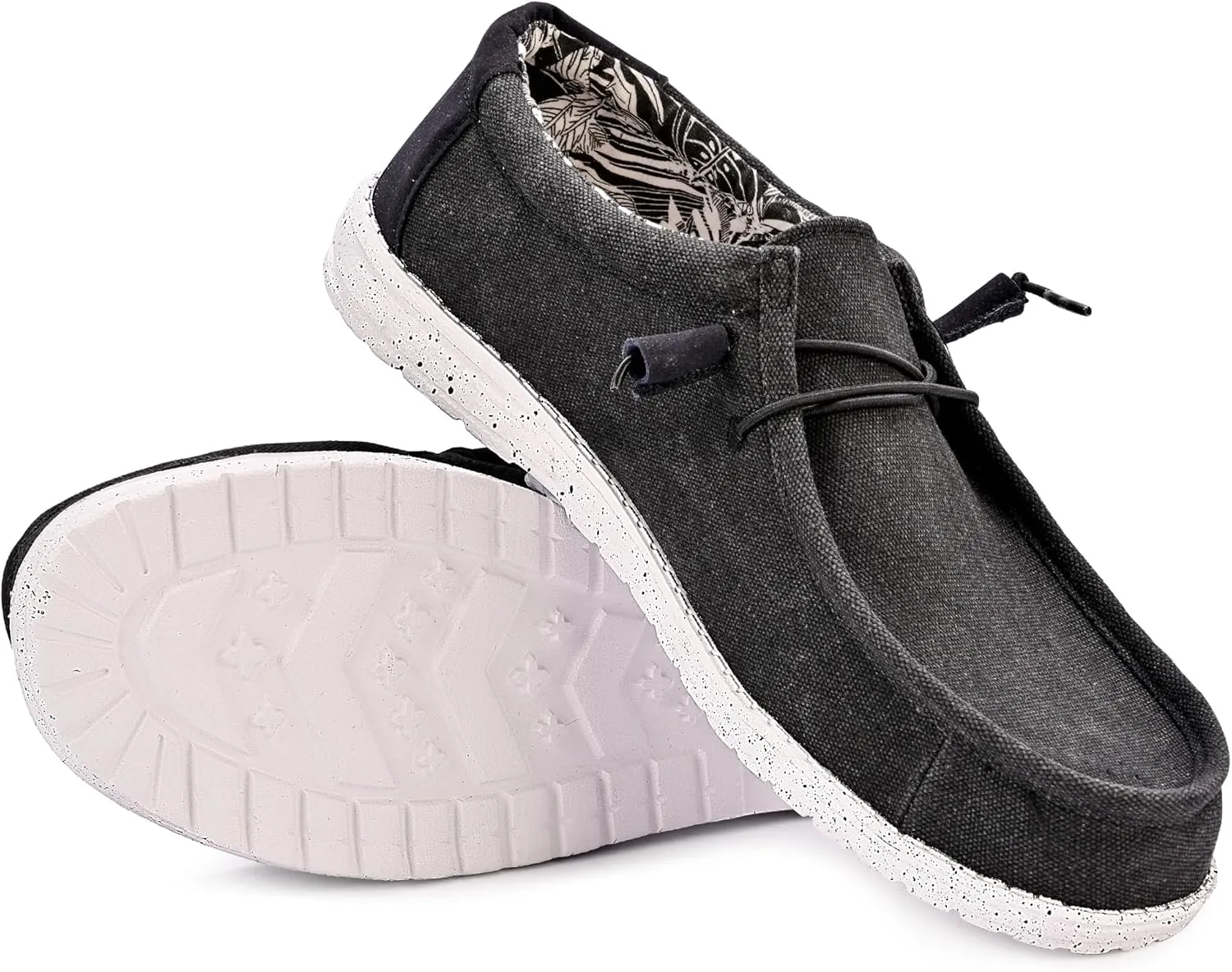 suroad Men's Loafers Slip on Shoes for Men Casual Canvas Shoes Comfortable & Light-Weight