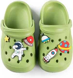 Toddler Cute Garden Clogs Boys Girls Slip On Shoes Summer Lightweight Outdoor Slides Sandals Infant Children Beach Pool Shoes (Toddler/Little Kids)