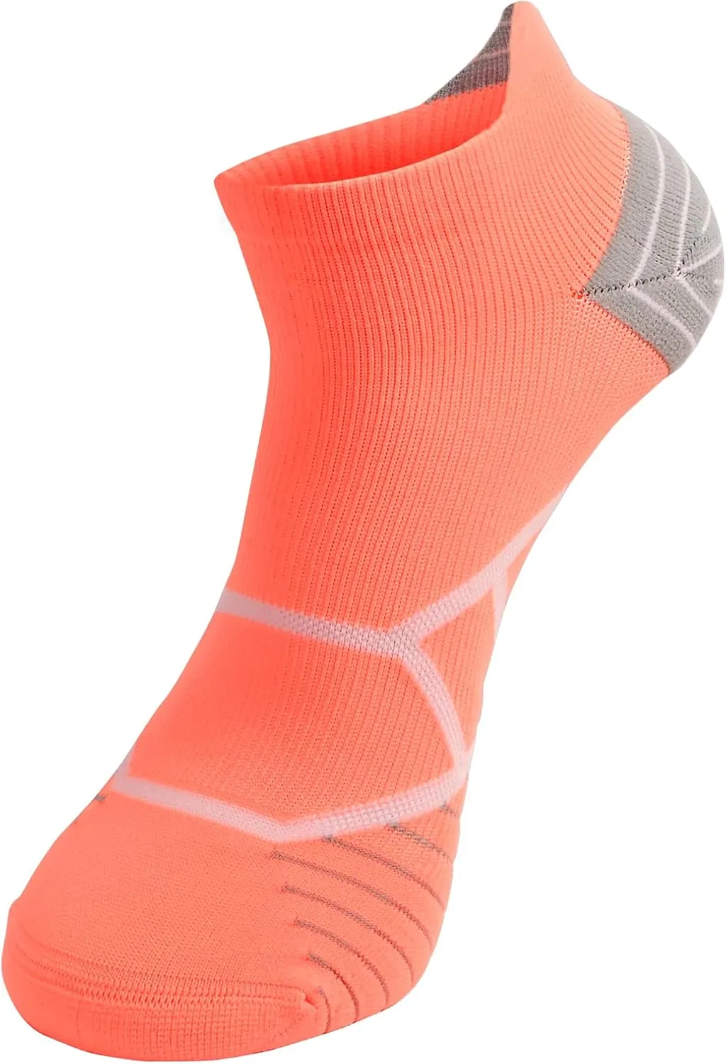 Toes&Feet Men's and Women's Cushioned Anti Blister Odor Controll Seamless Low-Cut/Quarter Compression Running Cycling Socks