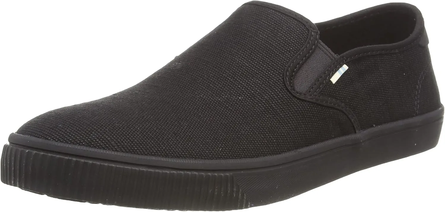 TOMS Mens Baja Slip On Sneakers Shoes Casual - Black