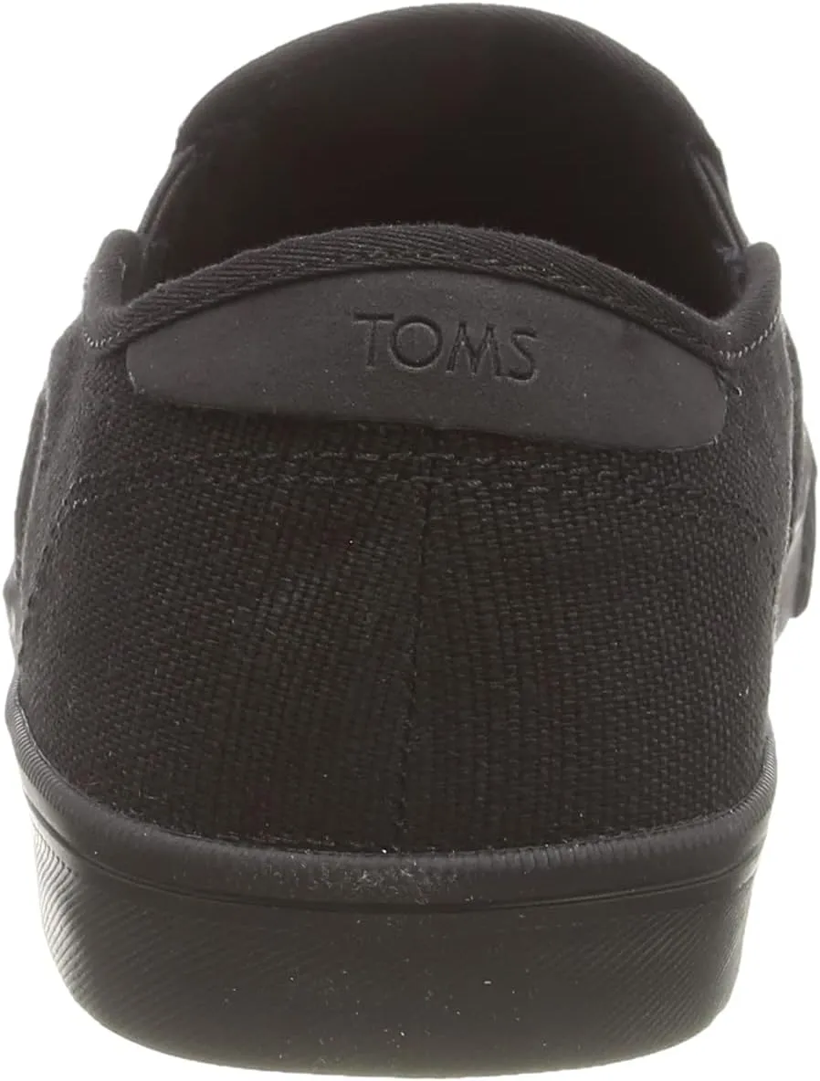 TOMS Mens Baja Slip On Sneakers Shoes Casual - Black