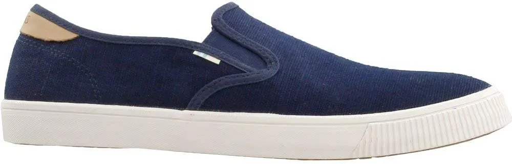 TOMS Mens Baja Slip On Sneakers Shoes Casual - Black