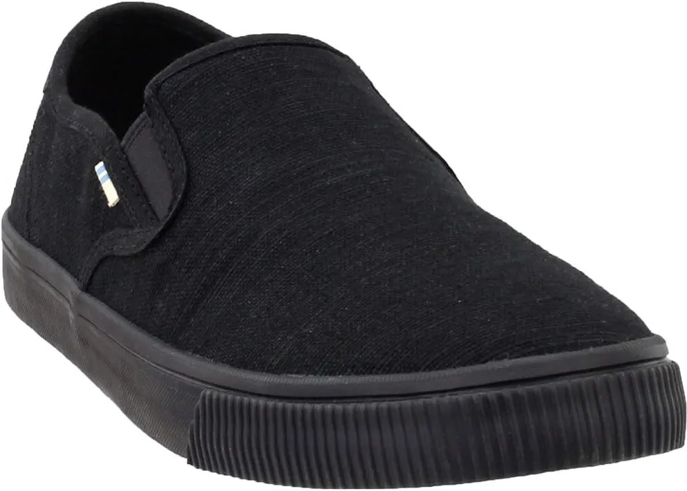 TOMS Mens Baja Slip On Sneakers Shoes Casual - Black