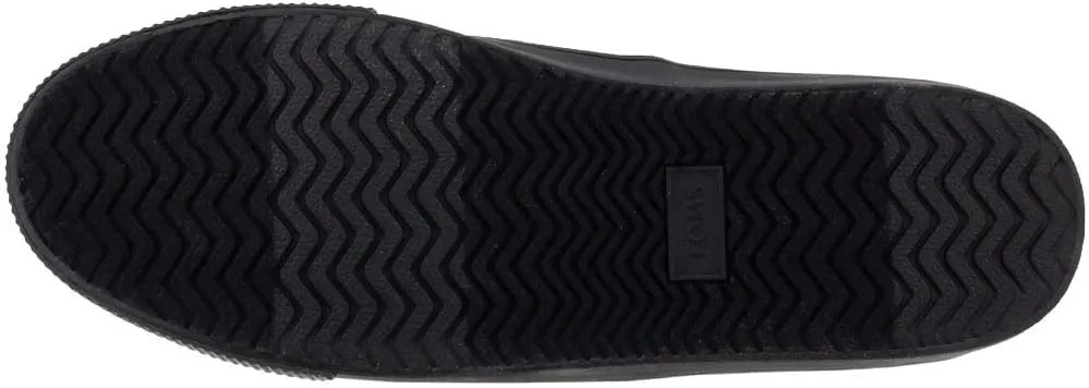 TOMS Mens Baja Slip On Sneakers Shoes Casual - Black