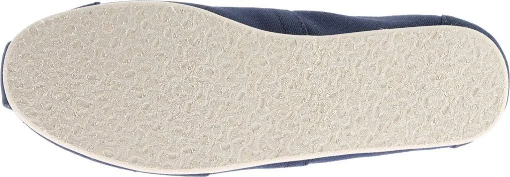 TOMS Womens Alpargata Geometric Slip On Flats Casual - Blue