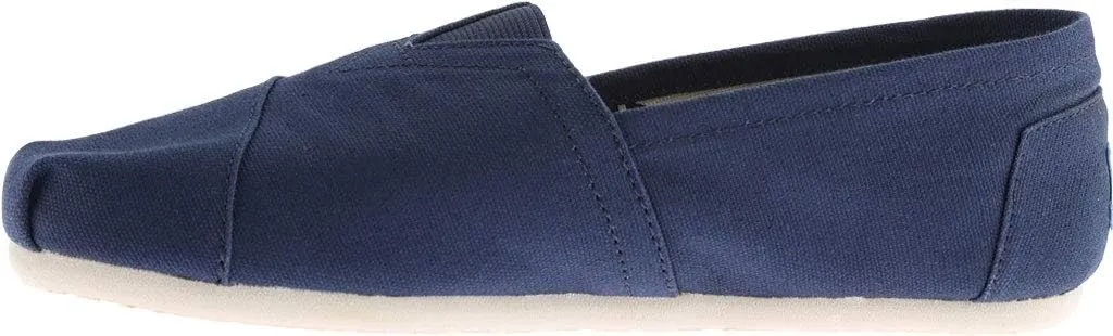 TOMS Womens Alpargata Geometric Slip On Flats Casual - Blue