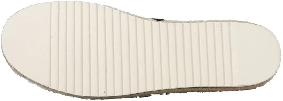 TOMS Womens Alpargata Platform Rope Slip On Flats Casual - Beige