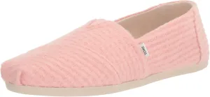 TOMS Womens Alpargata Repreve Slip On Flats Casual - Black