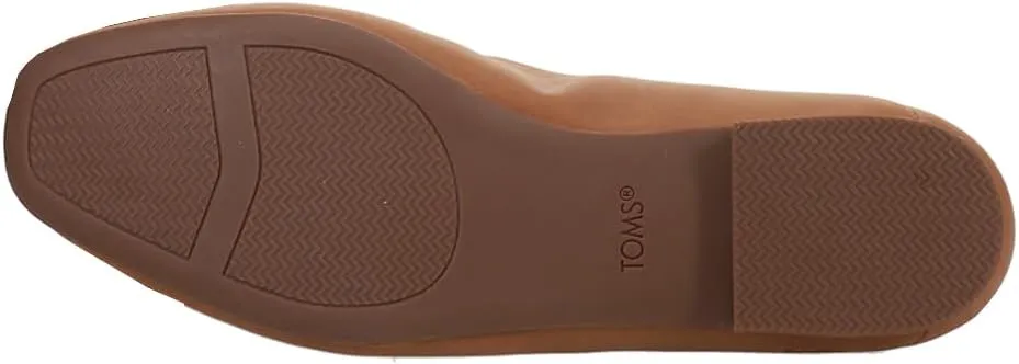 TOMS Womens Lara Slip On Flats Casual - Brown