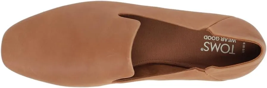 TOMS Womens Lara Slip On Flats Casual - Brown