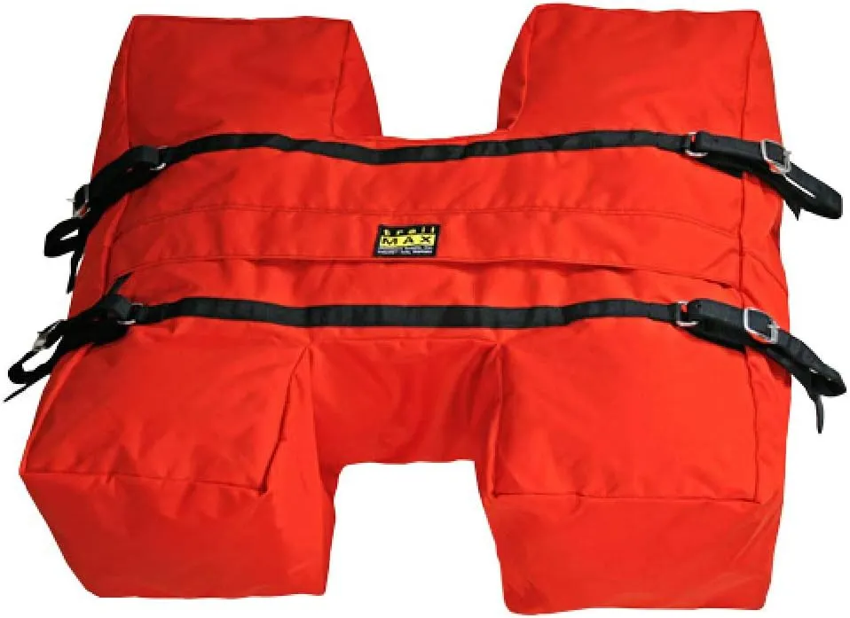TrailMax H-Style Top Pack for Sawbuck or Decker Pack Saddle; Horse and Mule Packing; High Volume Pack Bag; Top Pack for Horse & Mule Packing; Heavy-Duty Nylon Top Pack