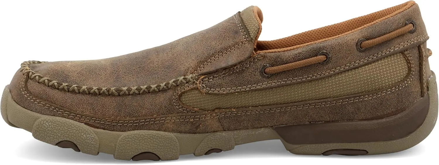 Twisted X Men's Bomber Slip-On Boat Shoe