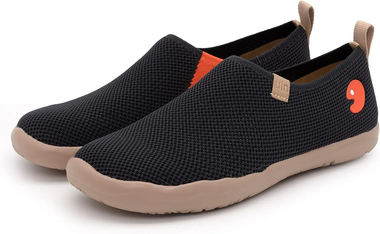 UIN Women's Slip Ons Lightweight Flats Sneakers Walking Casual Loafers Solid Color Travel Shoes