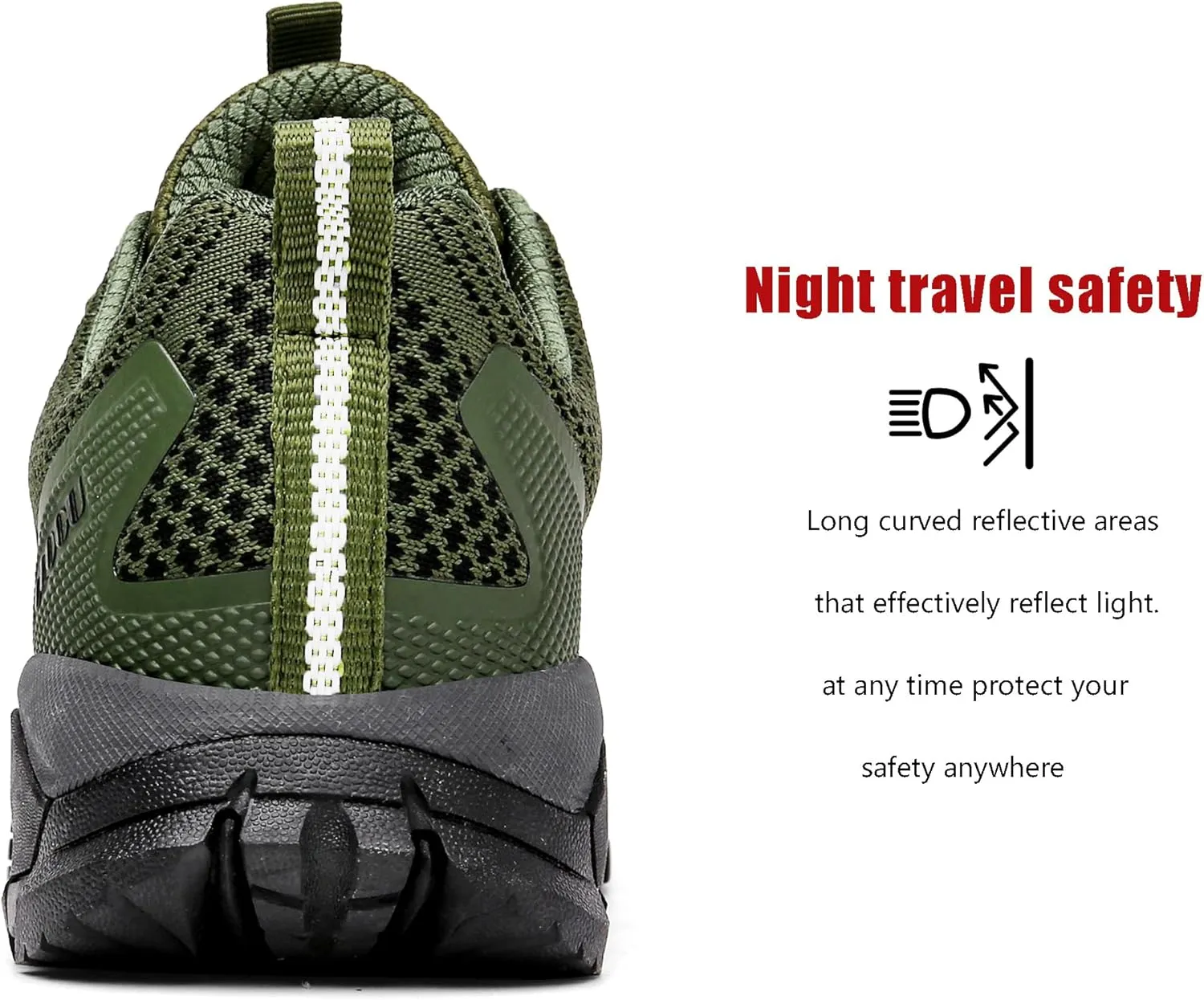 ulogu Waterproof Hiking Shoes for Men Women丨 Comfy Lightweight Non-Slip All Day Walking Work Sneakers 6-Month Warranty