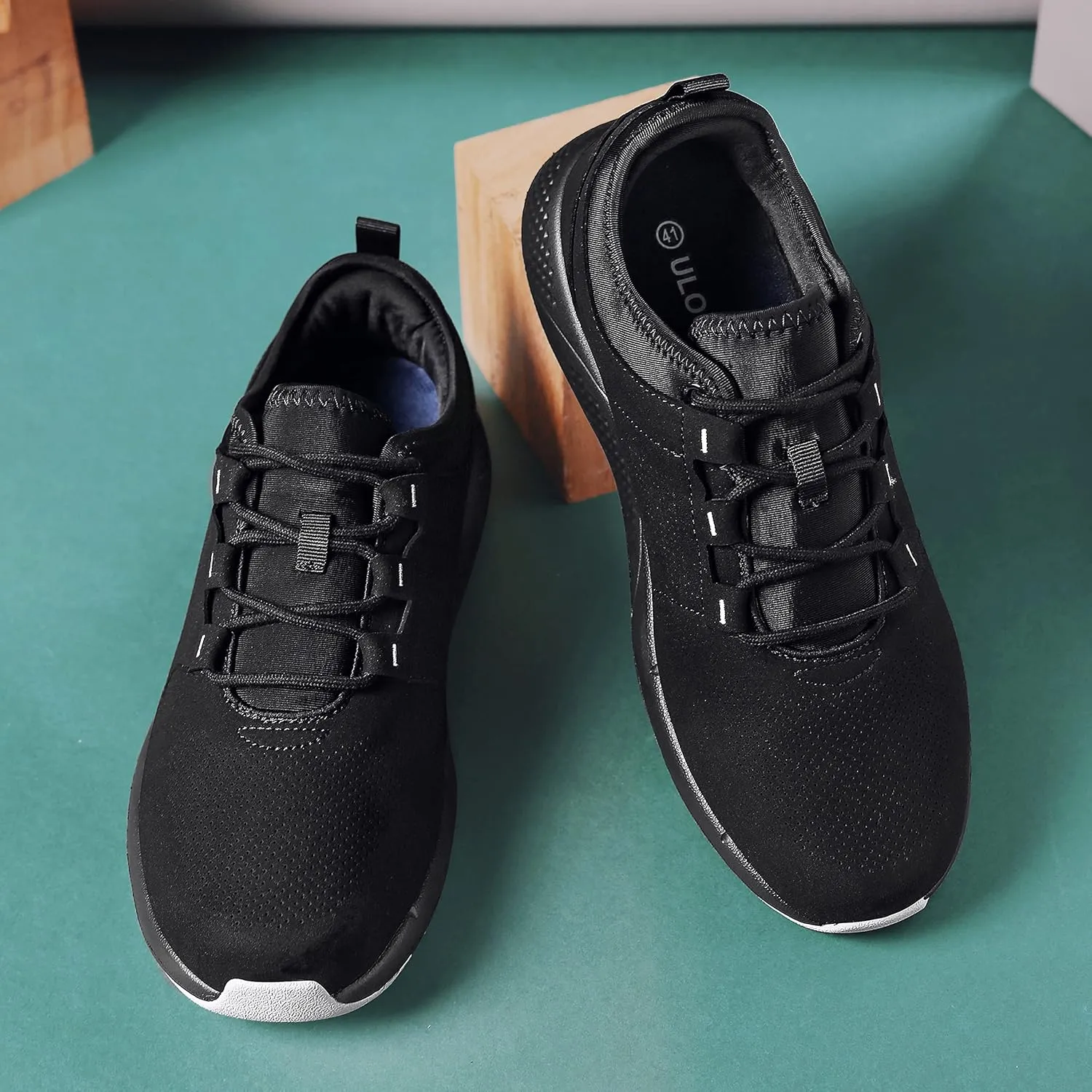 ulogu Waterproof Sneakers for Men Women丨Comfortable Lightweight Walking Work Shoe