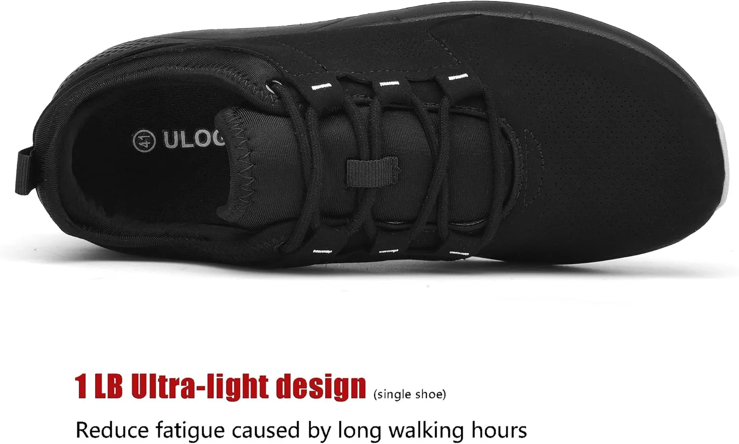 ulogu Waterproof Sneakers for Men Women丨Comfortable Lightweight Walking Work Shoe