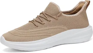 VAMJAM Men's Running Shoes Slip On Walking Shoes Non Slip Lightweight Workout Breathable Gym Sneakers Fashion Mesh Sneakers
