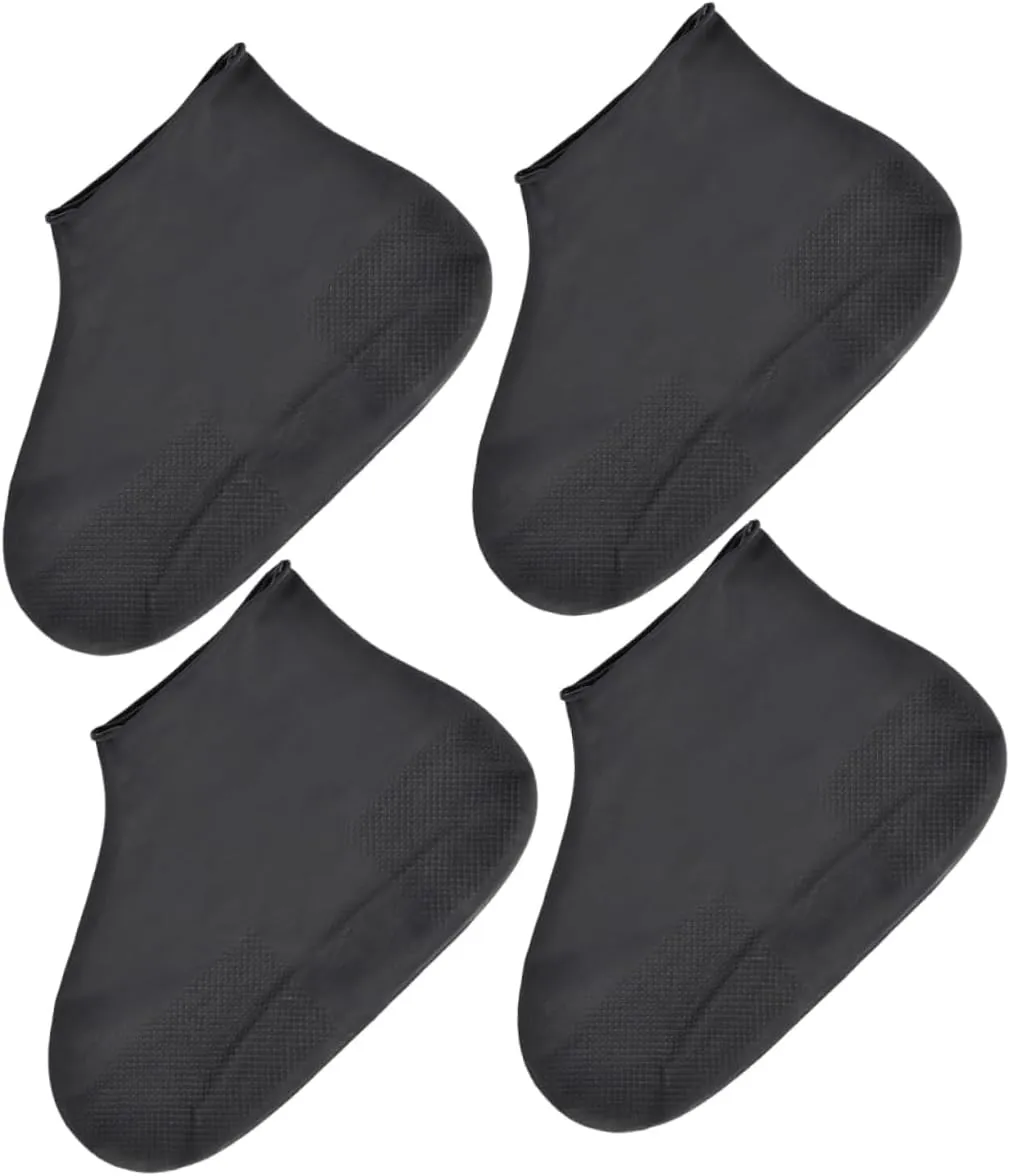 Versatile Rain Shoes Covers Pairs Latex Overshoes for Boots Sneakers Quick Dry