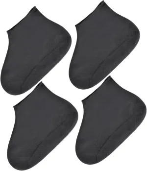Versatile Rain Shoes Covers Pairs Latex Overshoes for Boots Sneakers Quick Dry