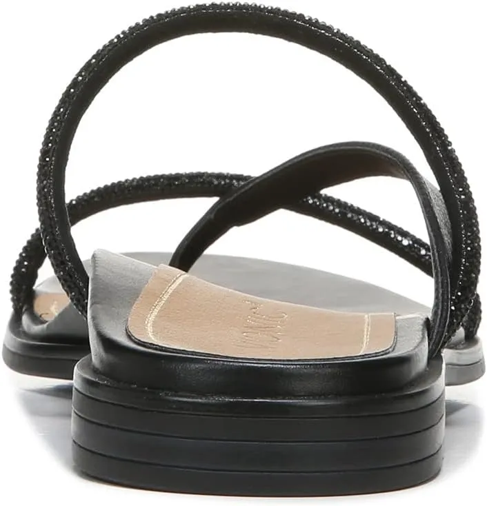 Vionic Women's Citrine Prism Flat Comfort Sandal- Supportive Slide Walking Sandals That Includes an Orthotic Insole and Cushioned Outsole for Arch Support, Medium and Wide Widths