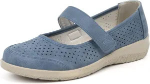 VJH confort Mary Jane Flats Orthopedic Shoes Women's,Breathable Slip-On Light Weight Comfort Orthotic Casual Walking Shoes