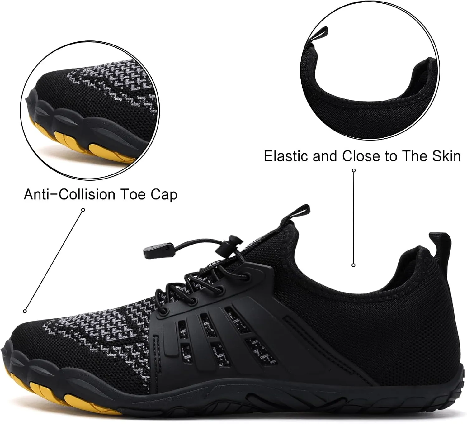 WateLves Barefoot Water Shoes for Women Men Quick Dry Aqua Swim Shoes for Outdoor Fishing Beach Pool Boat Surfing Walking