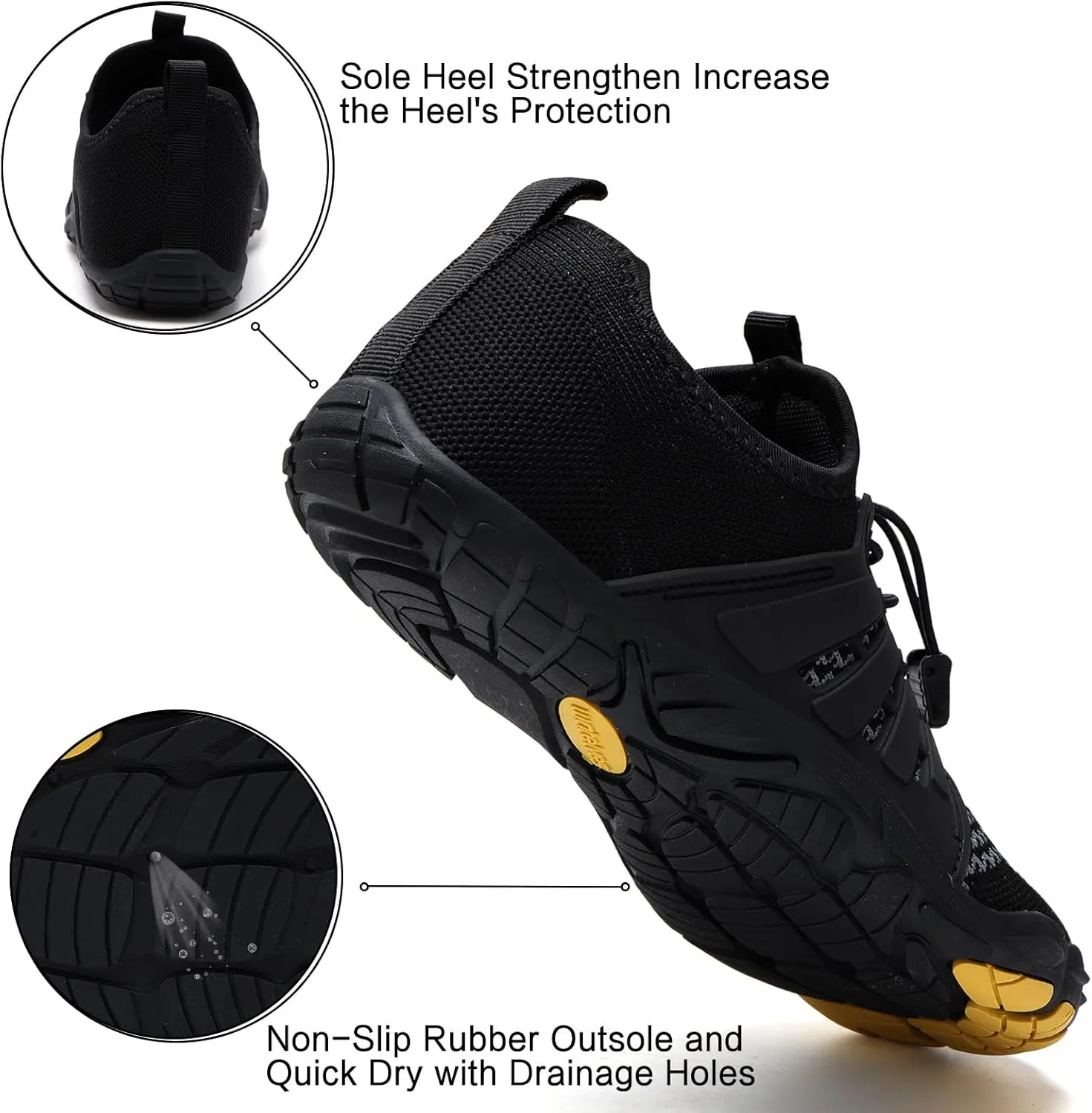 WateLves Barefoot Water Shoes for Women Men Quick Dry Aqua Swim Shoes for Outdoor Fishing Beach Pool Boat Surfing Walking