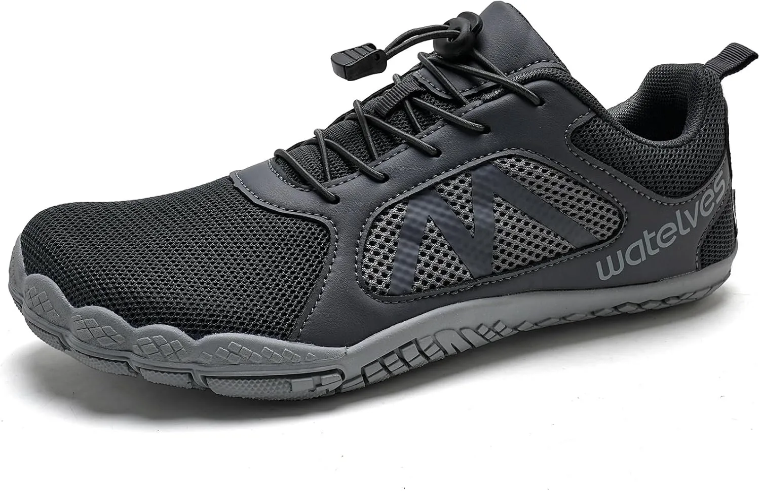 WateLves Barefoot Water Shoes for Women Men Wide Toe Quick-Dry Lightweight Mesh Breathable Aqua Shoes with Drainage Holes for Beach Swim Yoga Exercise Surf Pool Boat