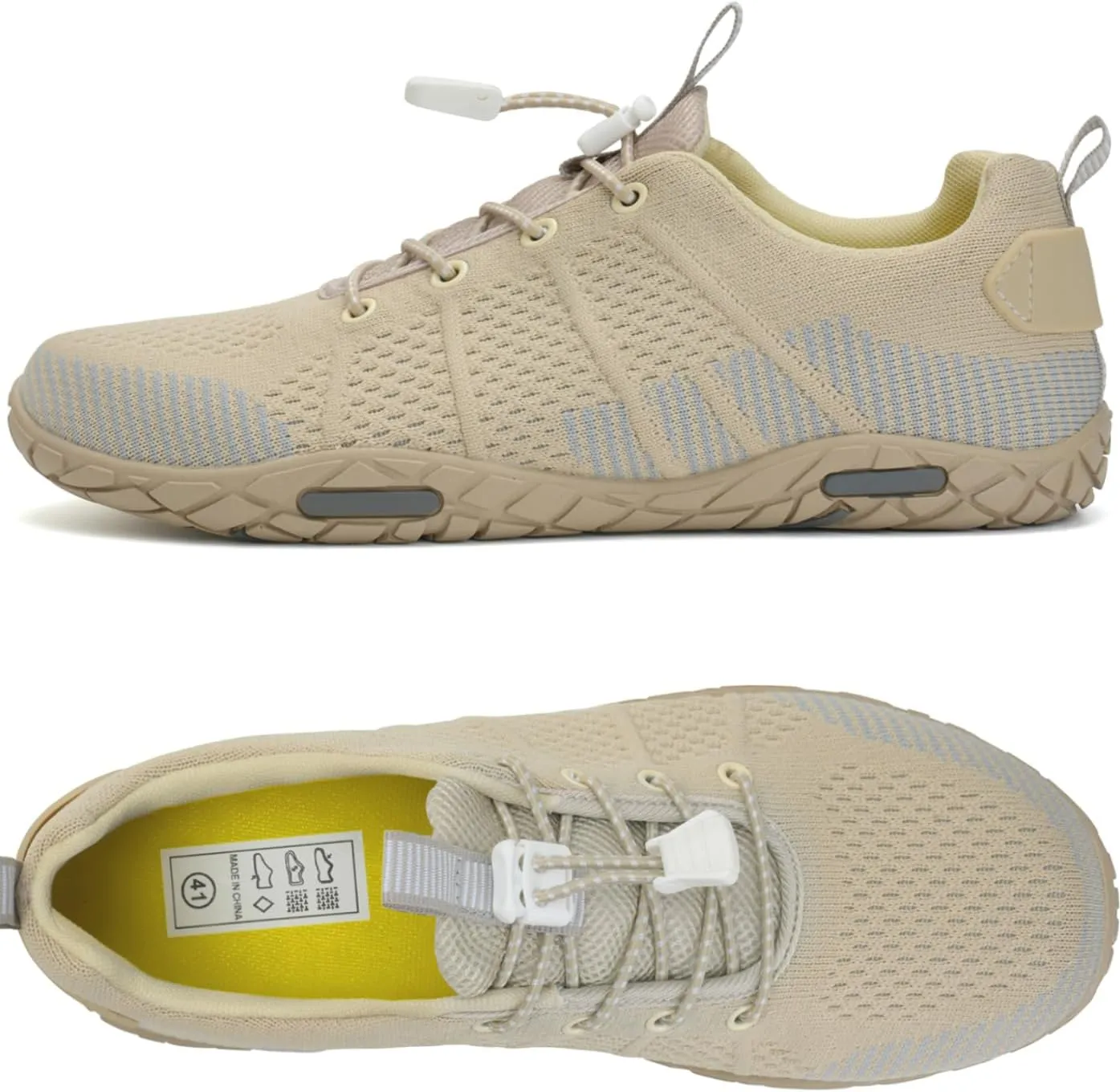 WateLves Barefoot Water Shoes Women Men Beach Swim Shoes Athletic Quick-Dry Aqua Socks Breathable Mesh Sneakers Walking Shoes
