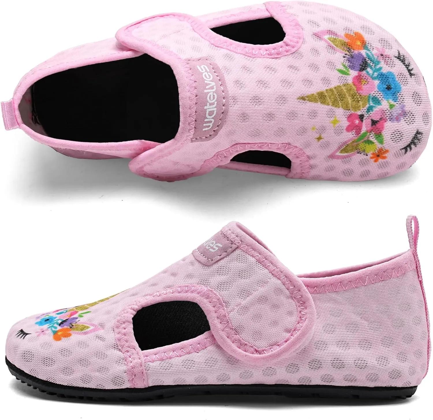 WateLves Kids Water Shoes Toddler Barefoot Swim Beach Shoes Girls Boys Breathable Quick Dry Aqua Socks