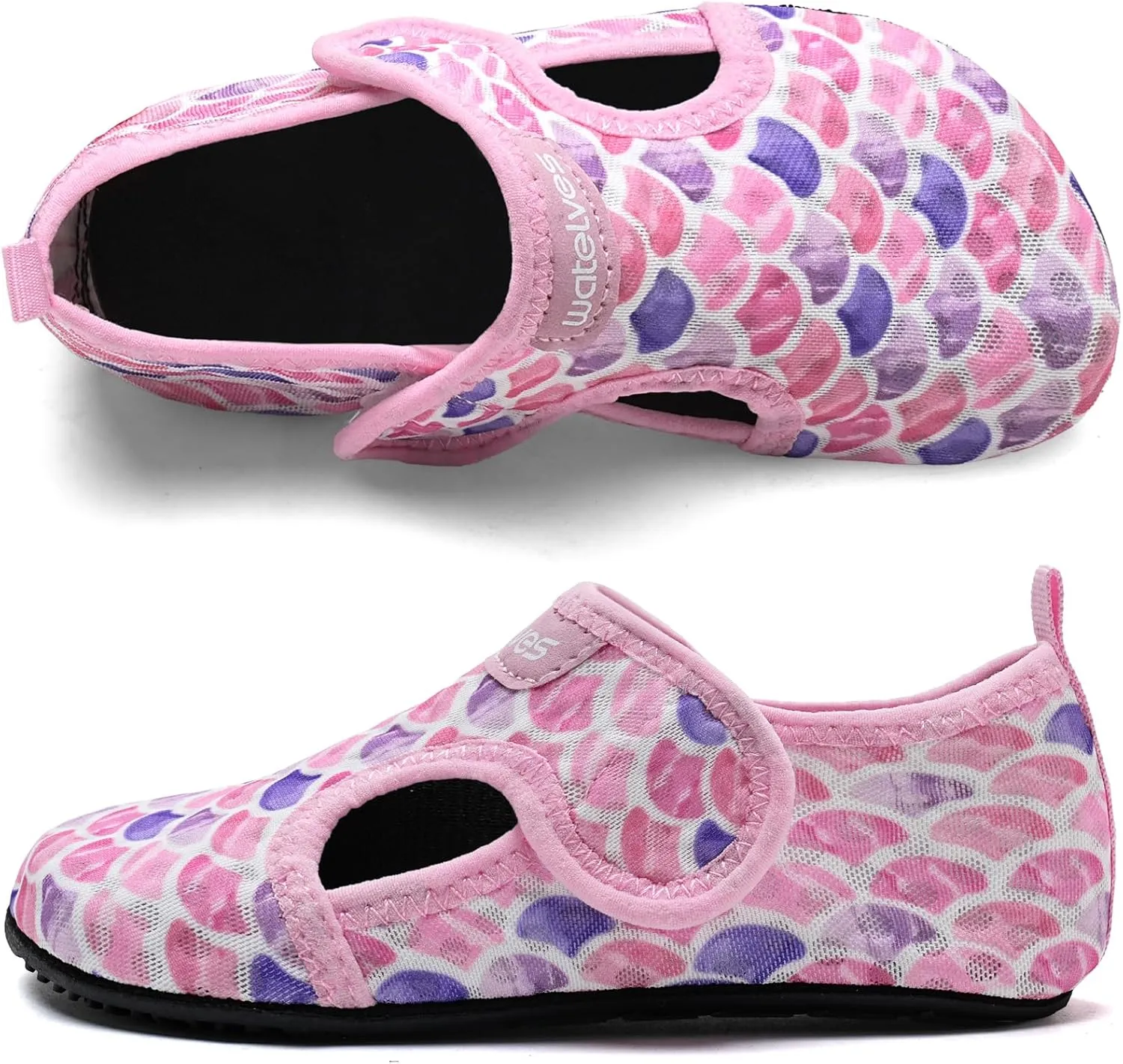 WateLves Kids Water Shoes Toddler Barefoot Swim Beach Shoes Girls Boys Breathable Quick Dry Aqua Socks