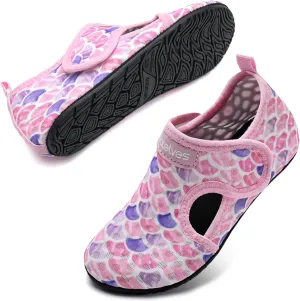WateLves Kids Water Shoes Toddler Barefoot Swim Beach Shoes Girls Boys Breathable Quick Dry Aqua Socks