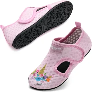 WateLves Kids Water Shoes Toddler Barefoot Swim Beach Shoes Girls Boys Breathable Quick Dry Aqua Socks