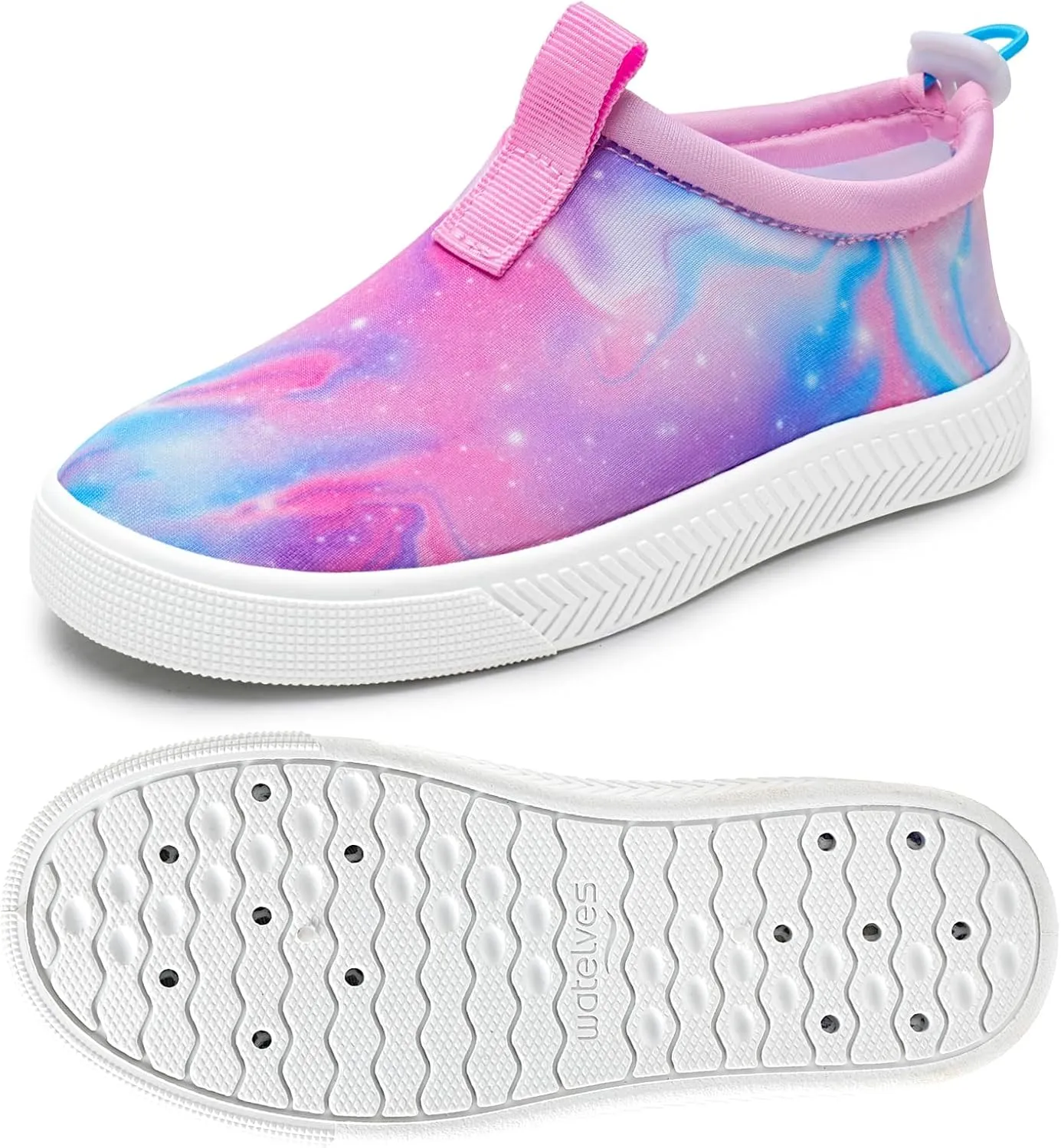 WateLves Toddler Water Shoes Kids Boys and Girls Quick Dry Water Sneakers Slip On Aqua Swim Shoes for Beach Daily Walking