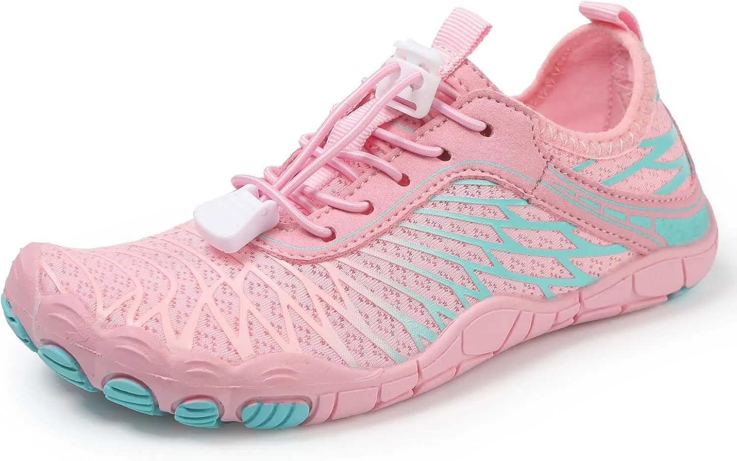Water Shoes for Kids Boys Girls Aqua Barefoot Shoes with Wide Toe Box, Quick Dry & Non-Slip Breathable Walking Sneakers for Beach Pool Swim Sports Hiking