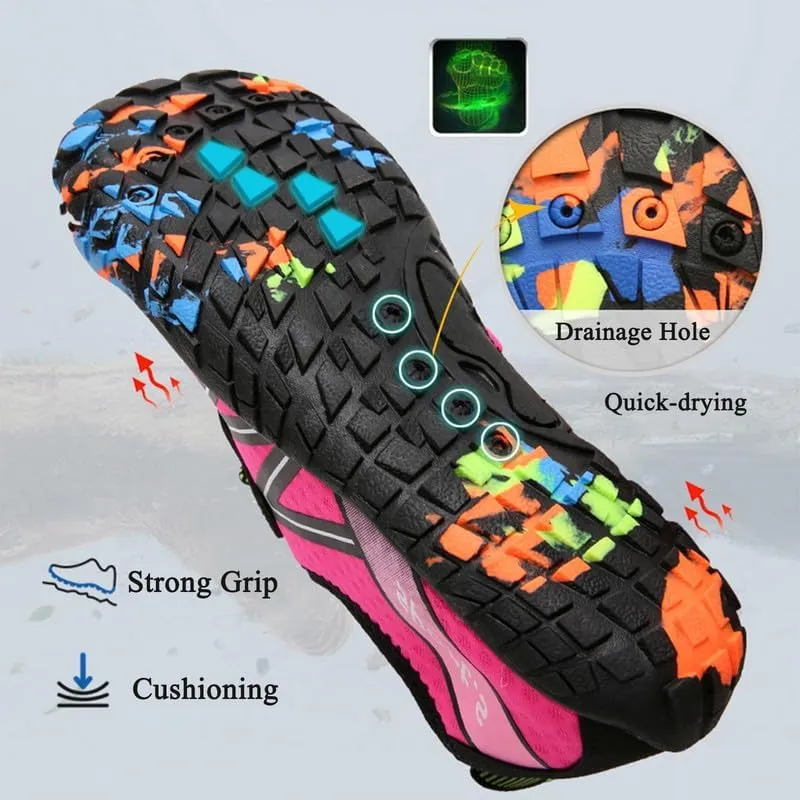 Water Shoes Men Women Barefoot Shoes Outdoor for Beach Aqua Swim Pool River Water Quick Dry Boating Fishing Diving Surfing with Yoga Aerobics