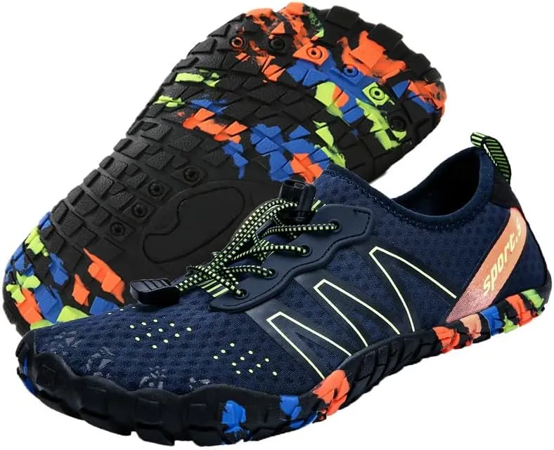 Water Shoes Men Women Barefoot Shoes Outdoor for Beach Aqua Swim Pool River Water Quick Dry Boating Fishing Diving Surfing with Yoga Aerobics