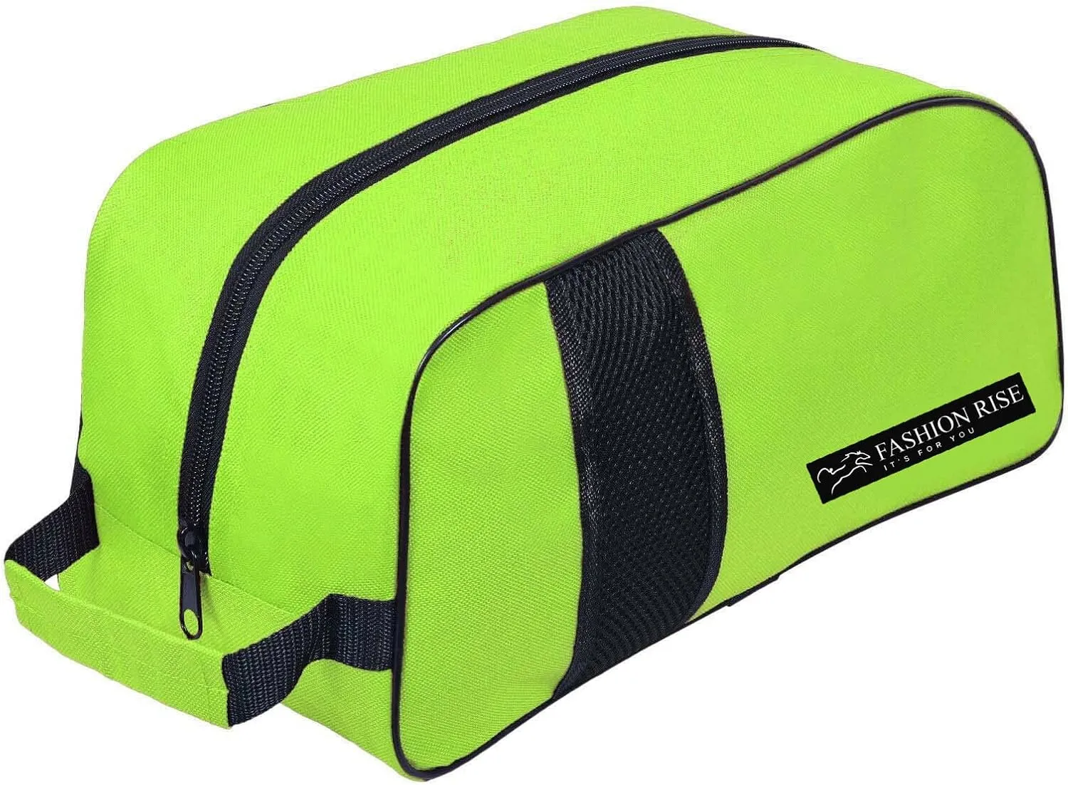 Waterproof Sports Boot/Shoe/Travel Bag for Football Cricket Rugby Golf Toiletry Gym for Boy/Girl Men/Women (Fluorescent Green)