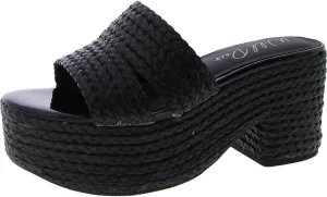 Wild Pair Womens Niftyy Heeled Slip-On Espadrilles