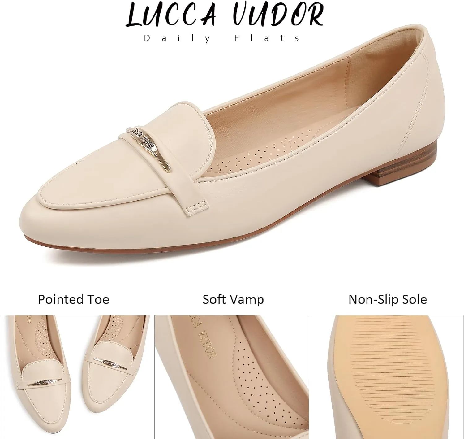 Women's Classic Ballet Flats Casual Comfort Slip On Flats Shoes，Comfortable Slip On，Ballet Shoes，Slip On Casual，Flat Shoes，for Walking,Home, Daily， Driving, Dressy for Women's