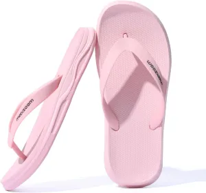 Womens Flip Flops Comfortable Cushion Slip On Beach Thong Sandals for Women Non-Slip