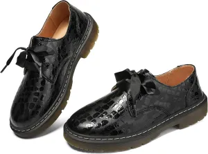 Women's Lace-up Loafers Slip-on Comfortable & Light-Weight Office Dress Shoes