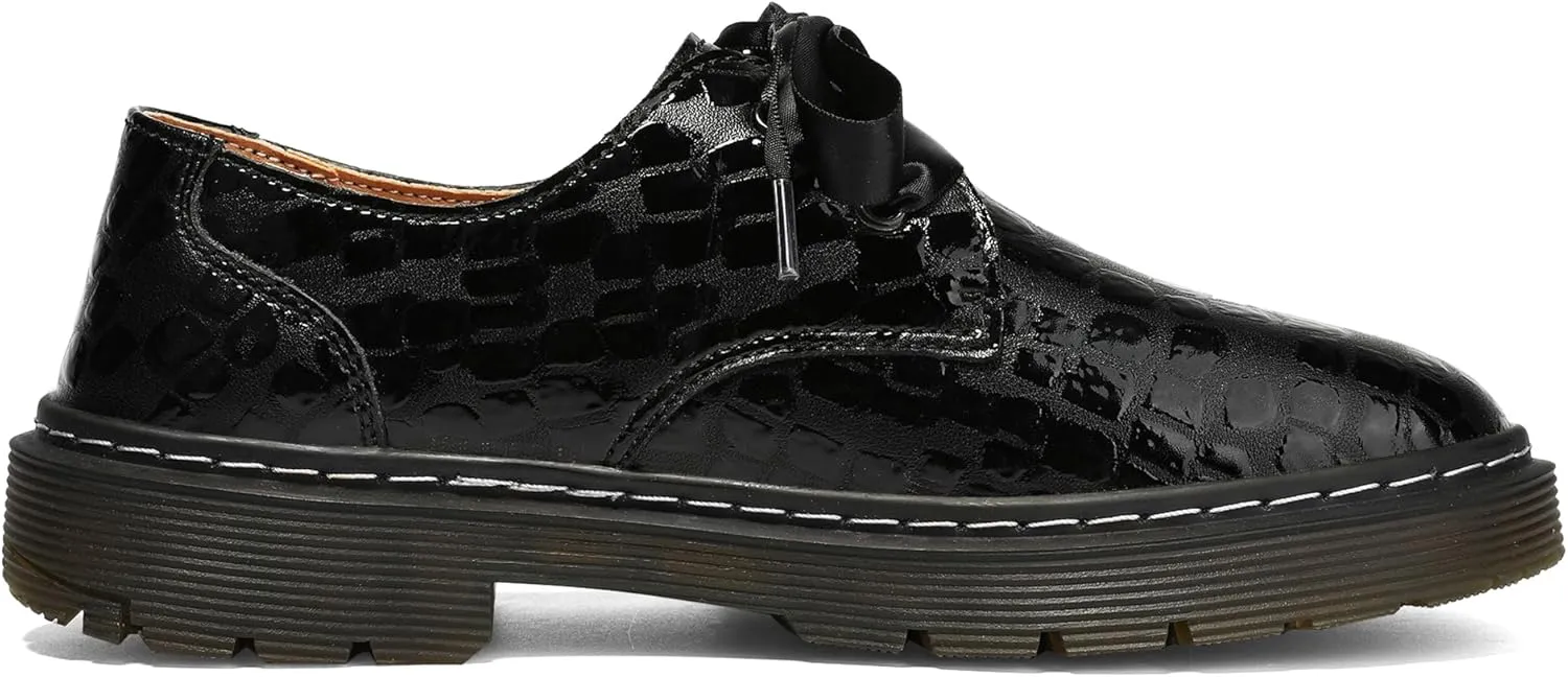 Women's Lace-up Loafers Slip-on Comfortable & Light-Weight Office Dress Shoes